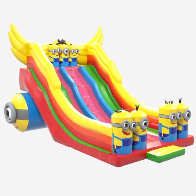 China Party Dry Slide/Small New Combo Design Outdoor/Indoor Custom Kids Inflatable Cartoon Characters On Sale for sale