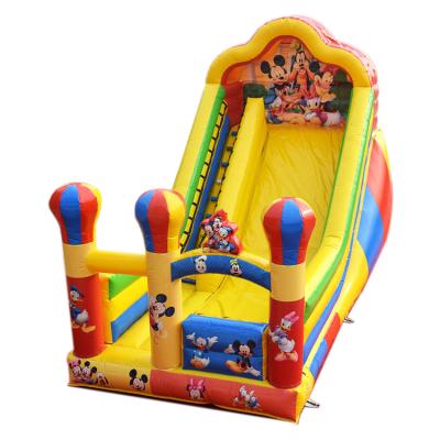 China Combo party slide factory dryslide/outdoor/indoor yellow custom small inflatable mouse for sale for sale