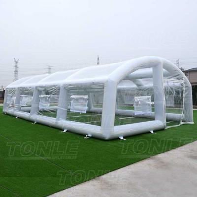 China Event/Exhibition/Park/Party Air Supported Pool Dome Structure/Size Pool Dome Inflatable Tents Large Transparent for sale