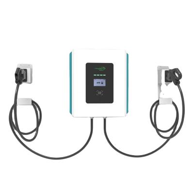 China DC Fast Charger OCPP CCS2/CHAdeMO/CCS1 Wall Mounted EV Charging Stack For Charging Station 640*570*317mm for sale