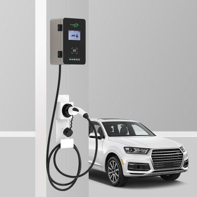 China Home EV Wall Charging Box 32A With OCPP Car Charger W25*T11*H31cm for sale