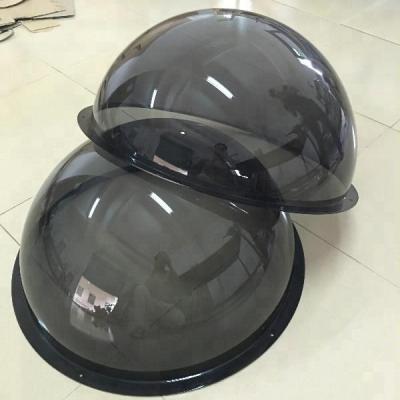 China Europe Tint Pmma Plastic Ball Cavity Acrylic Hemisphere Large Half Sphere for sale