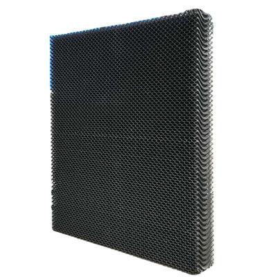 China Ventilation And Cooling Type Black Color Plastic Material New Greenhouse Other Animal Husbandry Equipment Honeycomb Cooling Pad for sale