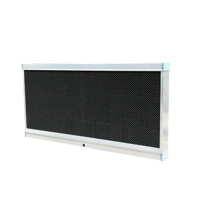 China Ventilation and cooling farm cooling system is used for farm evaporative cooling pad honeycomb plastic wet curtain cooling protection for sale