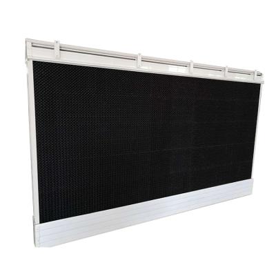 China Plastic Cooling Plastic Wet Curtain For Ventilation And Cooling Salt Corrosion Resistance Protection for sale