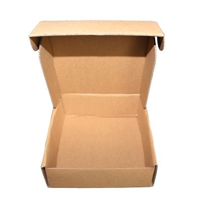 China Recyclable Custom Gift Box Apparel Kraft Underwear Corrugated Box Express Kraft Paper Box for sale