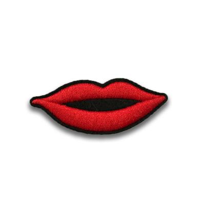 China Hot Selling Sexy 3d Lips Embroidery Patch Clothing Embroidery Badges China Style Colorful/Washable Factory New for sale