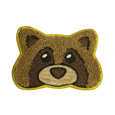 China China Viable Factory Wholesale Custom Animal Chenille Towel Embroidery Patch Iron On Embroidery Patch for sale