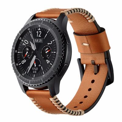 China New Design Retro Replacement Watch Bands Replacement Luxury Outdoor Leather Watch Band For Apple Watch iwatch1 2 3 4 5 6 7 for sale