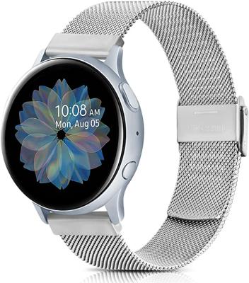 China Replacement Watch Bands Galaxy Watch 42mm Stainless Steel Mesh Watch Band Compatible With Samsung Galaxy Watch 3 41mm Replacement for sale