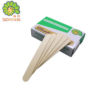 China Manufacturer Direct Wooden Grade A & B Birch Disposable Wooden Spatula for sale