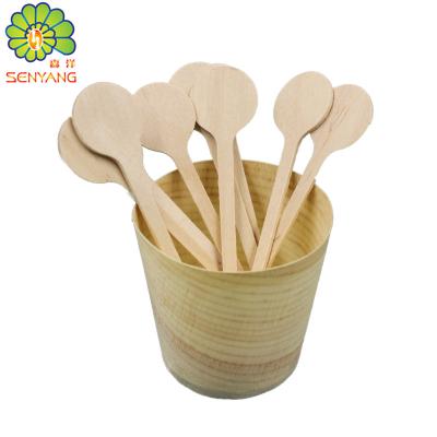 China High Quality Disposable Cocktail Stir Stick Disposable Wooden Coffee Stir for sale