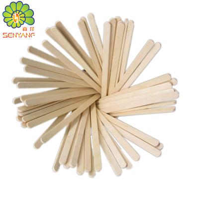 China Sustainable Custom Wooden Disposable Bamboo Coffee Stirrer for sale