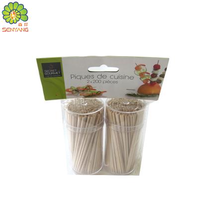 China Food Grade Disposable White Birch Flat Toothpicks for sale