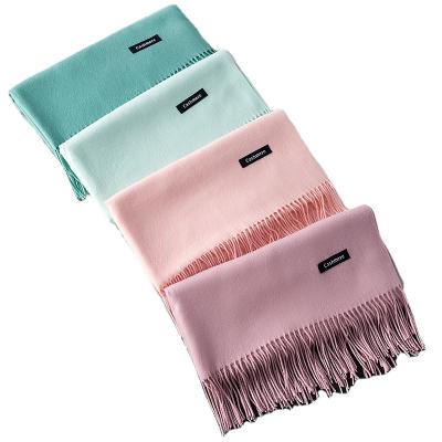 China Wholesale Soft Smooth Feeling Many Colors Fashion Custom Cashmere Scarf For Women Scarves Shawls Ladies for sale