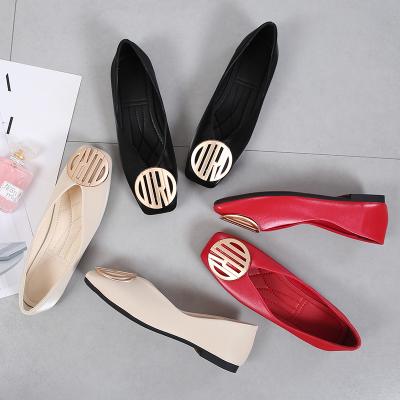 China Others Large Size 41-44 Hot Selling Women's Narrow Toe Women's Flats Shoes High Quality Flats Flats Ladies for sale