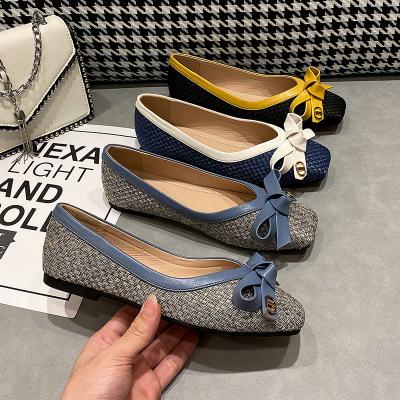 China Other factory direct high quality plus size 44 pumps women flat shoes ladies walking style shoes women's casual shoes for sale