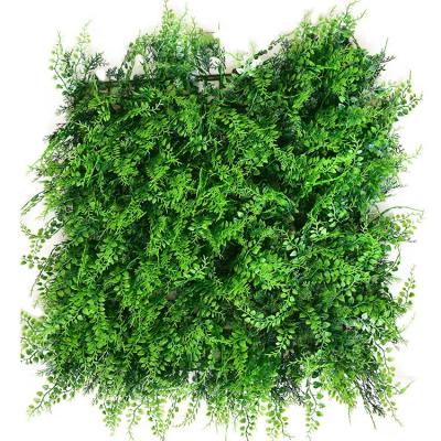 China Minimalist Faux Boxwood Artificial Hedge Panels Vertical Foliage Landscape Wall Mat For Outdoor Home Decor for sale