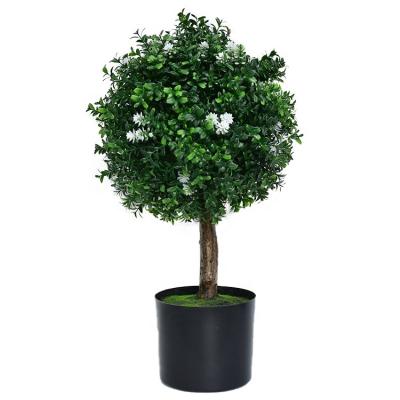 China Contemporary Wholesale Artificial Boxwood Hewn Ball Tree Artificial Plant, Lifelike Artificial Tree for sale