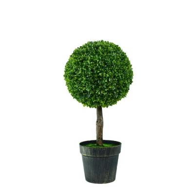 China Contemporary Artificial Topiary Grass Ball Boxwood Greenery Plant Bonsai Tree MY1780 for sale