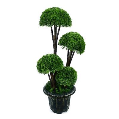 China MY1717 Minimalist Cypress /Pine/ Artificial Cedar Wholesale 75CM Decor Tower Tree Indoor Outdoor Type for sale