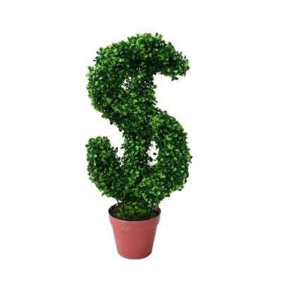 China Contemporary Plant Artificial Greenery Grass Dollar Topiary Tree MY1792 for sale