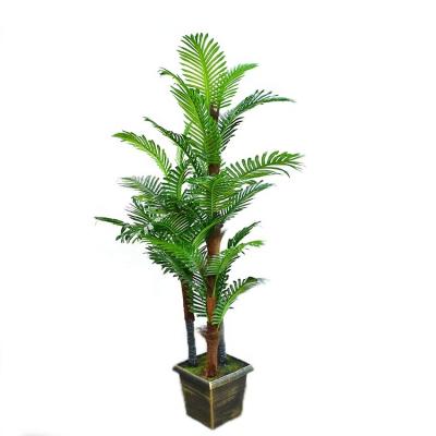 China Wholesale 1.7m Contemporary Small Artificial Palm Plants Tall Grass Plants For Indoor Outdoor Garden for sale