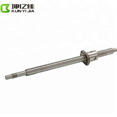 China Match TBI (Taiwan) movement China factory direct sale high precision rolled sfu ball screw 1204 1500mm plain +1204 mud nut for cnc machine for sale