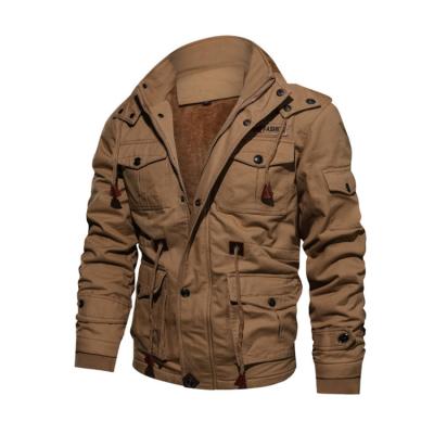 China 2021 latest arrival winter casual fashion style military tactical breathable pilot striped windproof jacket for sale