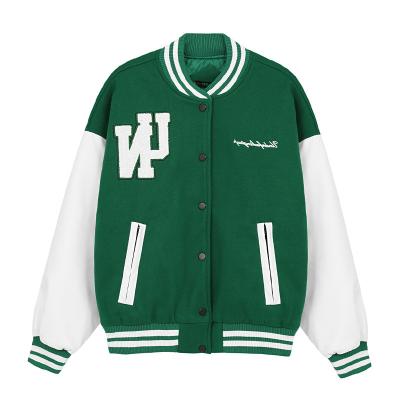 China Whole Sale Unisex Baseball Jackets High Quality Custom Embroidery Varsity Bomber Jacket Custom Made Chenille Breathable Patches Jackets for sale