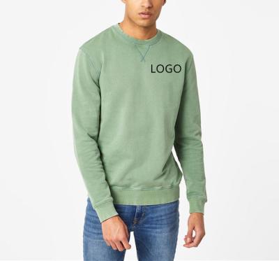 China 2022 High Quality Regular Custom Fit Logo Long Sleeve Crew Neck Breathable Sand Washed Sand Washed Sweater Wholesale Cheap Wholesale for sale