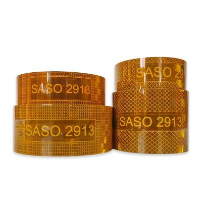 China High Visibility Certificated Quality Saso 2913 Vehicle Truck Reflective Tape for sale