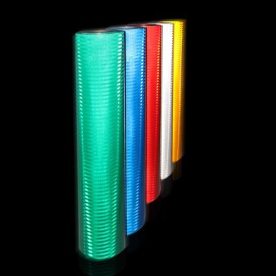 China PET Self Adhesive Prismatic Reflective Sheeting Vinyl Film for Traffic Sign for sale