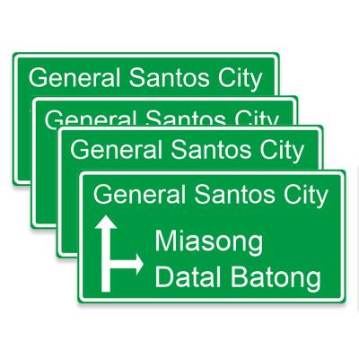 China Custom Motorway Sign Symbols Traffic Main Road Symbol PMMA PET Material for sale