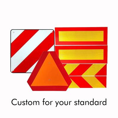 China High Visibility Reflective Vehicle Conspicuity Marking Plate Reflective Sticker for Heavy Truck for sale