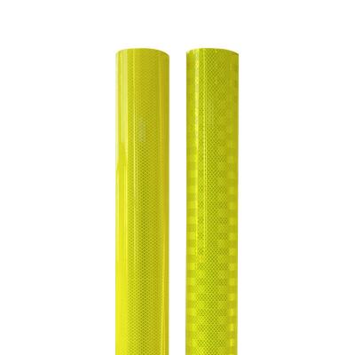 China Fluorescent Yellow Warning Conspicuity Reflective Sheeting for School Buses for sale