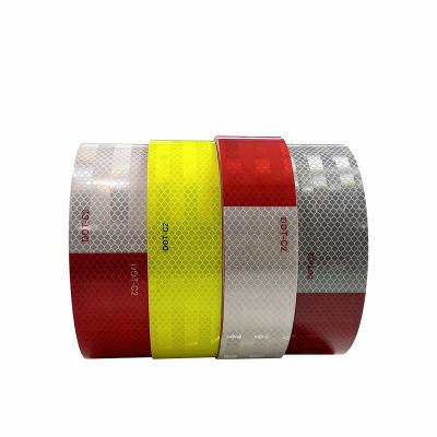 China Waterproof Micro Prismatic Conspicuity DOT C2 Reflective Tape for Truck for sale