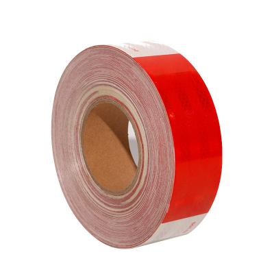 China White And Red Reflective Sticker Dot C2 Reflective Tape For Traffic Safety for sale