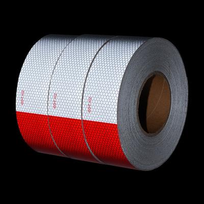 China Self-adhesive Glass Bead Vehicle DOT Reflective Tape For Safety Warning for sale