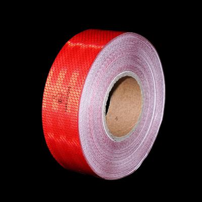 China Conspicuity Red Yellow White ECE 104R Reflective Tape For Trailer Truck for sale