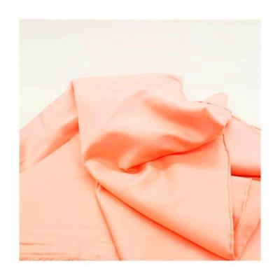 China Shrink-Resistant 230-250Cm Orange Medium Weight Dyed Imitated Silk Fabric For Women/Men for sale