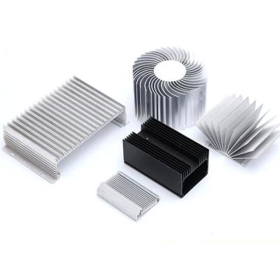 China Custom Heatsink CNC Power Amplifier Inverter Aluminum Alloy Sunflower Extrusion Profile Radiator Fiit Heatstick for sale