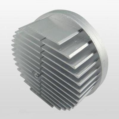 China Heatsink 100w Round Radial Led Chip Square Type Aluminum Extrusion Profile Heatsink for sale