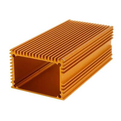 China Custom Aluminum Radiator Extrusion Profile Photovoltaic Machining Junction Box CNC Radiator Cooler for sale