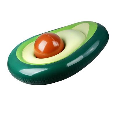 China 0.25mm Eco-Friendly Avocado Pool Float Ride On Beach Toys 160cm à venda