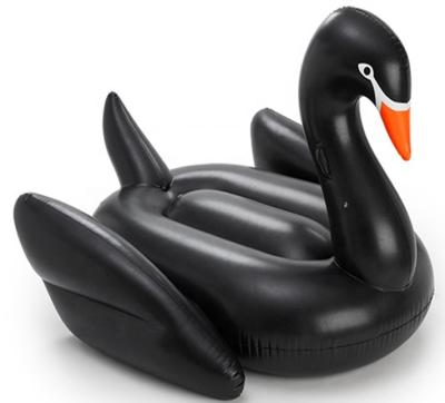 China Piscine Lounger Float Preto Branco Ouro Swan Pool Float 190CM à venda