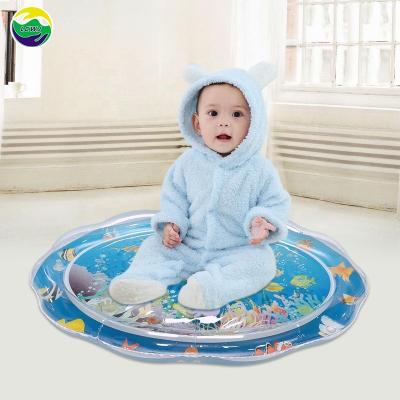 China Unisex PVC Baby Water Toy Educational Opblaasbare Buik Tijd Water Play Mat Te koop