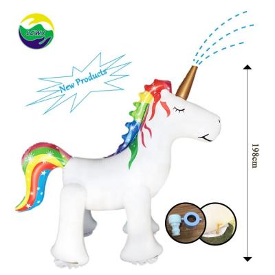 China Achtertuin 2,5 kg Baby water speelgoed Kinderen spelen Rainbow Arch Sprinkler Te koop