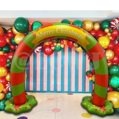 Cina LC Inflatable Christmas Arch Large Outdoor Christmas Light Arch Christmas Lighted Arch in vendita