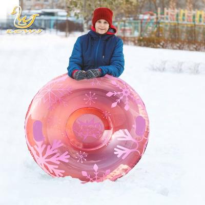 China LC Big Inflatable Snow Tube Toys Adult Snow Sled Inflatable Sleigh for sale